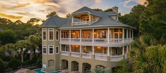 7 Bedroom Oceanview Kiawah Vanderhorst Estate with Pool