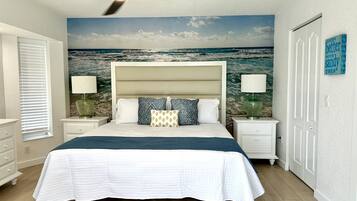 4 habitaciones, tabla de planchar con plancha, cuna de viaje y wifi