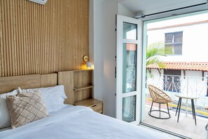 Standaard tweepersoonskamer | Lakens van Egyptisch katoen, luxe beddengoed, donsdekens, gratis wifi