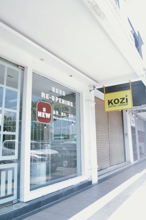 Façade de l’hébergement