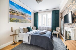 1 habitación, tabla de planchar con plancha, wifi y ropa de cama 