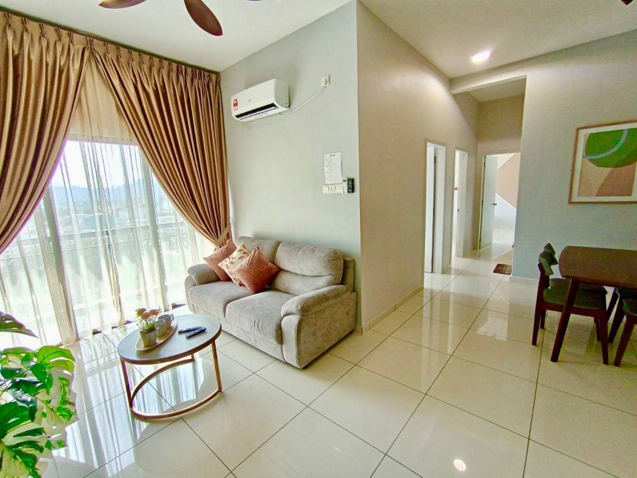 Executive Apartment | Living area | 24-inch Smart TV with digital channels