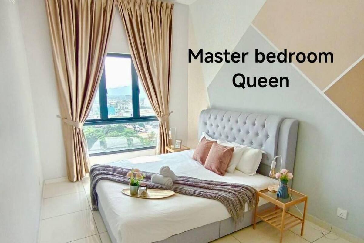 Executive Apartment | 3 bilik tidur, langsir/tirai gelap terus, seterika/papan seterika