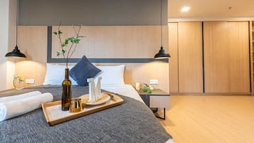 2 habitaciones, escritorio, wifi gratis y ropa de cama