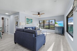 Smart TV, stereo - Waterfront Paradise in St. James City – 2BR/2BA with Pool, Dock & Tiki Hut (Saint James City)