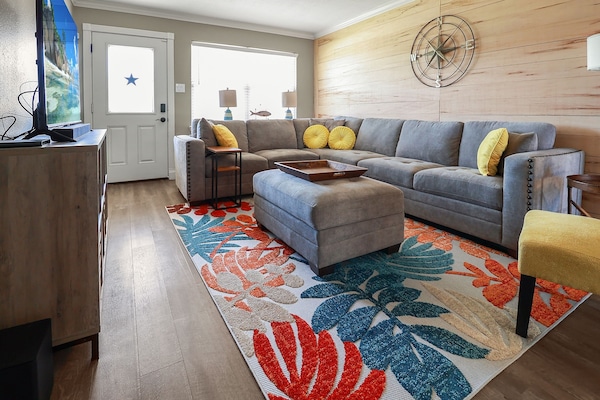 Super inviting living room.