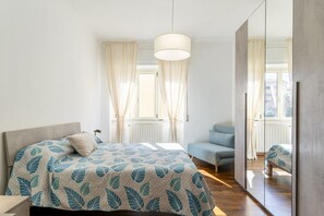 1 室のベッドルーム、アイロン / アイロン台、WiFi、ベッドシーツ