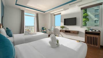 Suite Twin Ocean View with Balcony | 迷你吧、客房内保险箱、隔音、免费 WiFi
