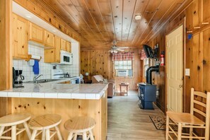 Private kitchen - Wannigan Point Cabin #5 (Taylors Falls)