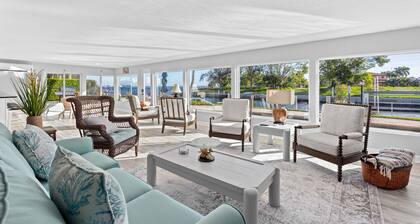 Dog-Friendly Waterfront Luxury w/Dock, Private Pool & Custom Kitchen