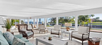 Dog-Friendly Waterfront Luxury w/Dock, Private Pool & Custom Kitchen