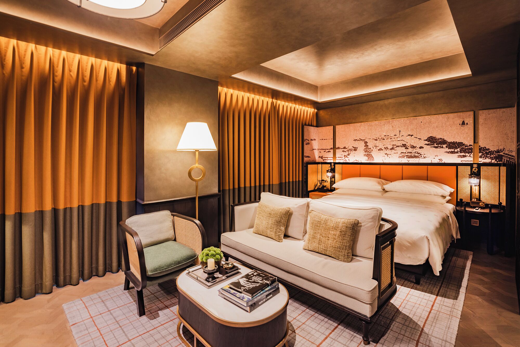 Down duvets, pillow-top beds, free minibar, in-room safe