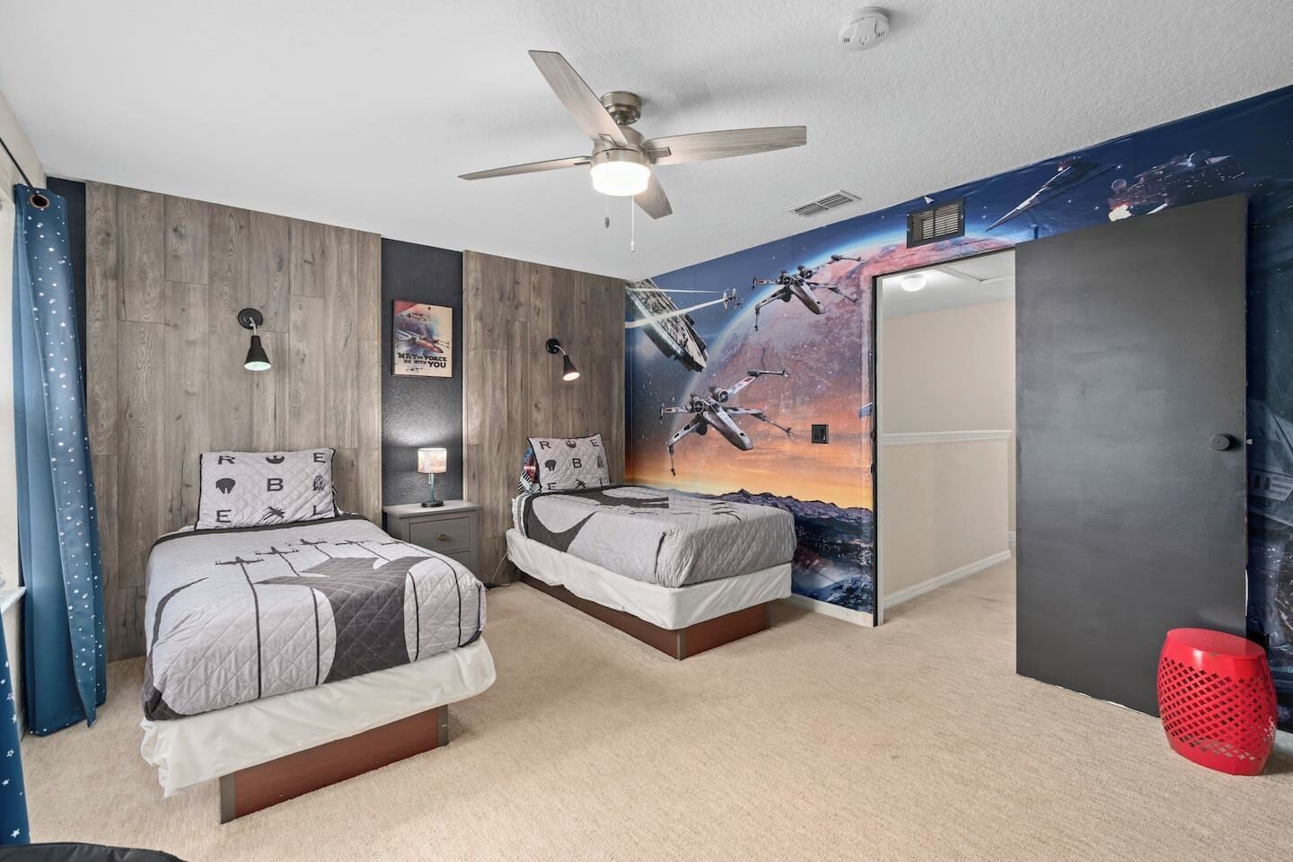 3 bedrooms, iron/ironing board, travel cot, WiFi