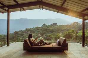 Forest Villa | Terrace/patio - Dharana at Shillim - Luxury Clinical Wellbeing Retreat (Mawal)