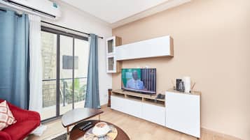 Departamento superior, 2 habitaciones | Área de sala de estar