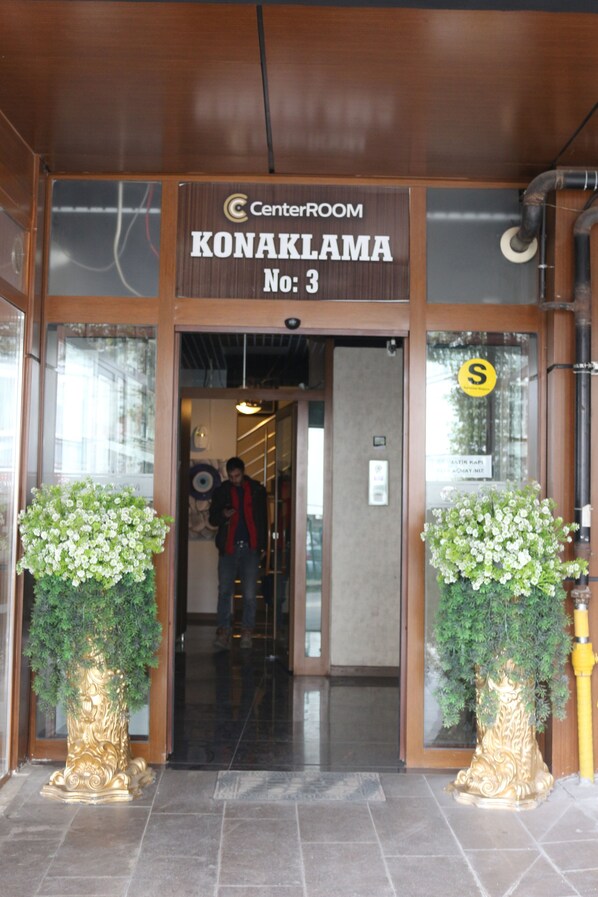 Façade de l’hébergement