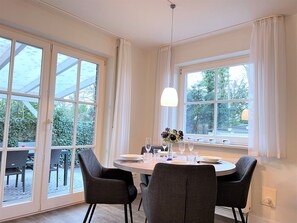 Blick von der Unterkunft