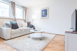 Deluxe-Apartment | Wohnzimmer