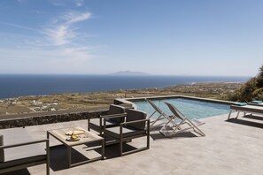 A heated pool - Almarossa - Sea View Villa with Private Pool (Vourvoulos)