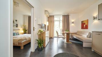 Apartment | 1 Schlafzimmer, Allergikerbettwaren, individuell dekoriert