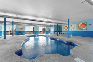 Indoor pool, outdoor pool