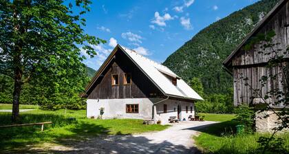 Traditional homestead Guhar in Radovna Valley