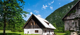 Traditional homestead Guhar in Radovna Valley
