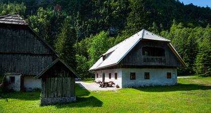Traditional homestead Guhar in Radovna Valley