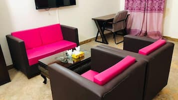 Sala de estar en el lobby