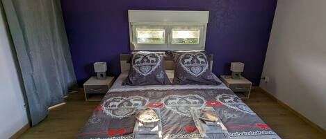 2 chambres, draps fournis