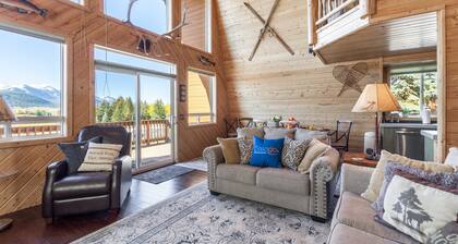 Pet Friendly Home! Mountain Lake Lodge,3Br/3Ba,Firepit,BBQ,LakeView,30m to YNP,Bunkhouse