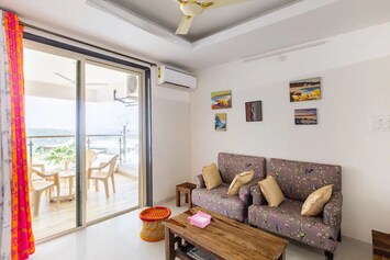 Living Room attached to Balcony