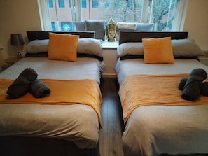 Leilighet | 4 soverom, wi-fi (inkludert) og sengetøy