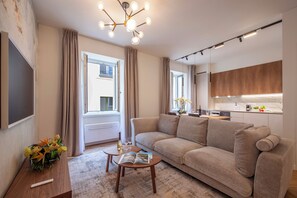 Appartement Familial, 2 chambres (Novos Ruby) | Coin séjour