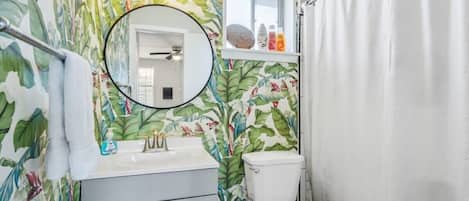 Douche, serviettes fournies