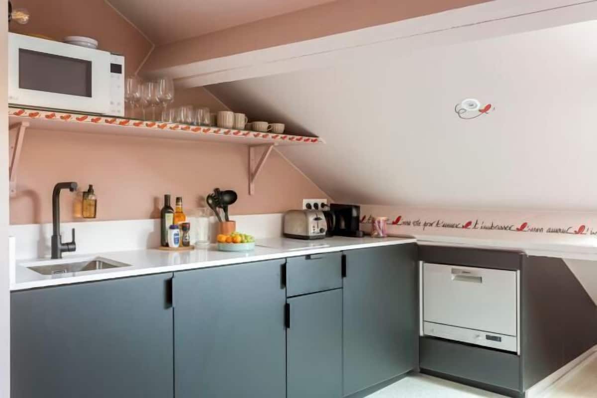 Dapur peribadi | Peti sejuk mini, ketuhar gelombang mikro, dapur