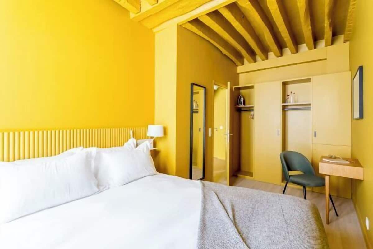 1 bilik tidur, langsir/tirai gelap terus, seterika/papan seterika