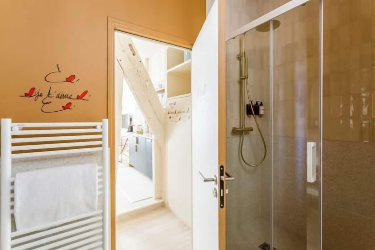 Bilik Mandi | Pengering rambut, tuala disediakan, sabun, syampu