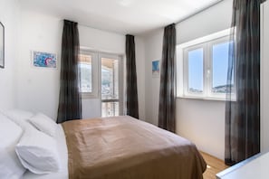 Appartement Supérieur, 2 chambres, balcon, vue mer