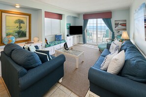 TV - Oceanfront 2 BR Condo! Princeton House II 9 (Surfside Beach)