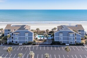 Exterior - Oceanfront 2 BR Condo with a Shared Pool! Sea Cloisters I 104A (Surfside Beach)