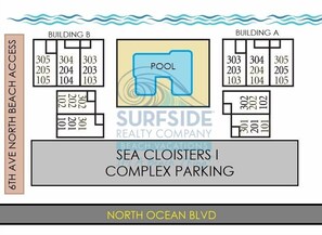 Miscellaneous - Oceanfront 2 BR Condo with a Shared Pool! Sea Cloisters I 104A (Surfside Beach)