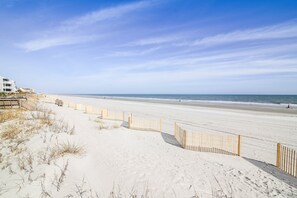 On the beach