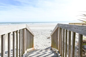 On the beach