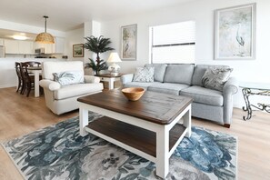 TV - Oceanfront 2 BR Condo with Shared Pool! Reflections 102 - Beach Therapy  (Garden City)