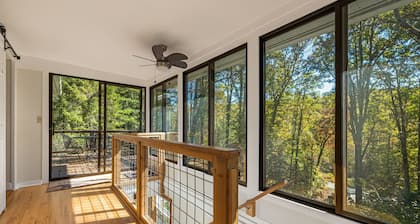 Farmhouse in private setting close to town