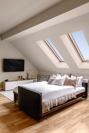 Apartment, Nichtraucher | Wohnbereich | Smart-TV, Netflix, Streaming-Dienste