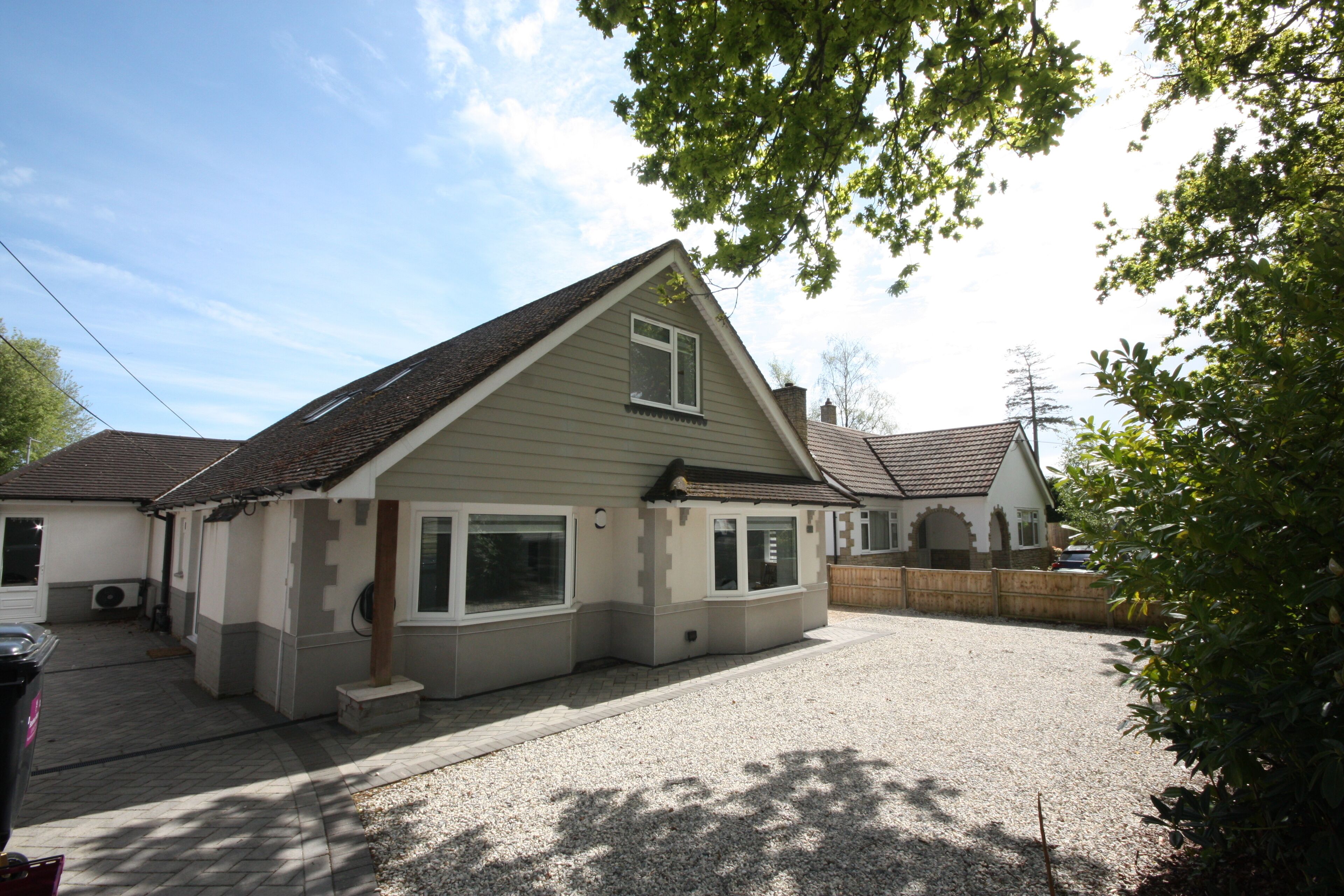 Façade de l’hébergement