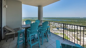 Outdoor dining - The Oasis at Orange Beach, formerly known as Phoenix West II, Unit 2314 (Orange Beach)