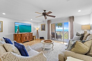 TV - Amalfi Coast 202A - Updated Gulf-View Condo, Two Pools, Fitness, Tennis Courts! (Miramar Beach)